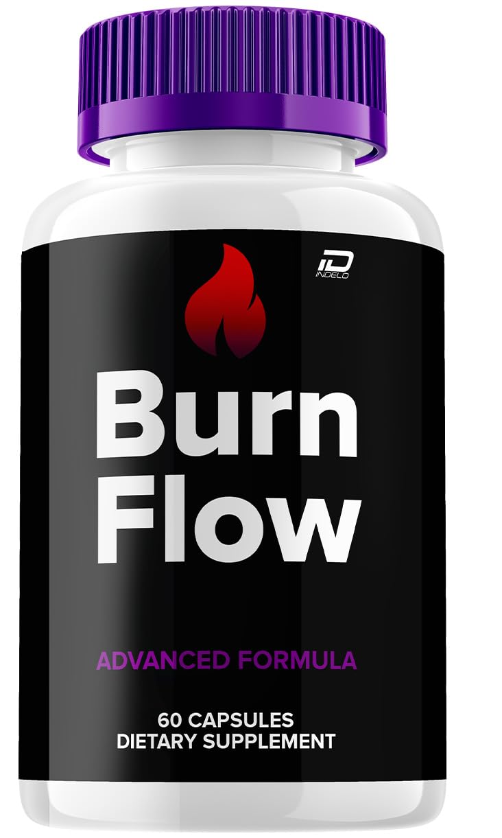 Indelo BurnFlow Burn Flow Advanced Formula 800MG Dietary Supplement Capsules 60 Count
