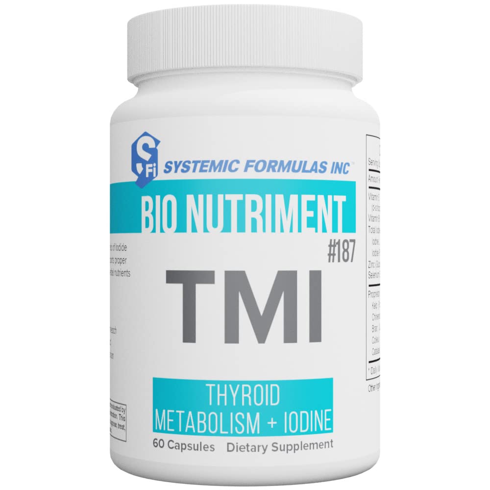 Bio Nutrient Thyroid Metabolism + Iodine Capsule, 60 Count