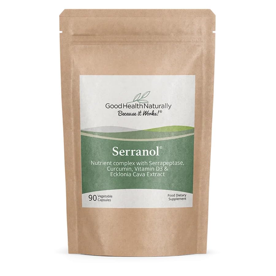 GOOD HEALTH NATURALLY BECAUSE IT WORKS! Serranol Capsules 90