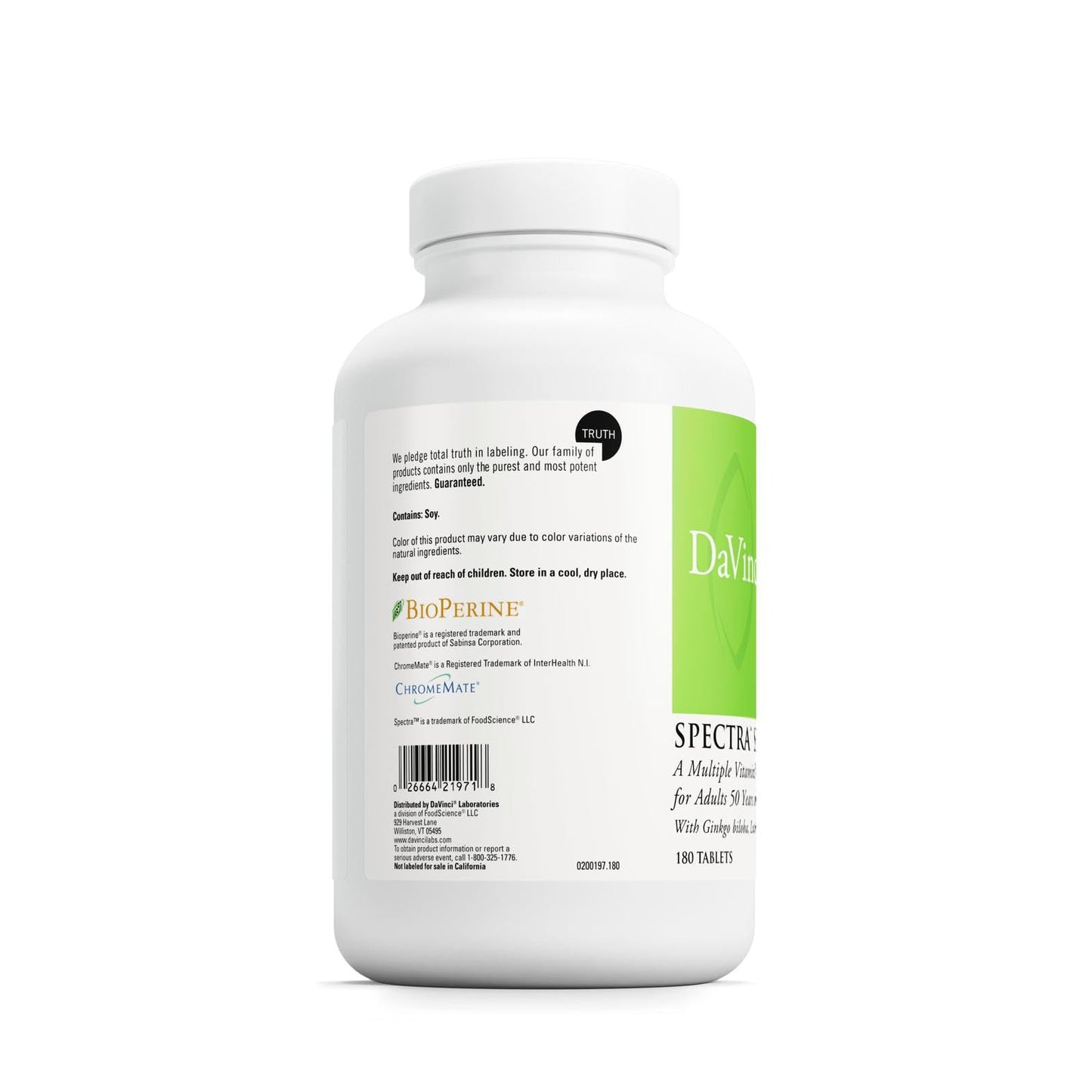 DAVINCI Spectra Senior Tablets 180