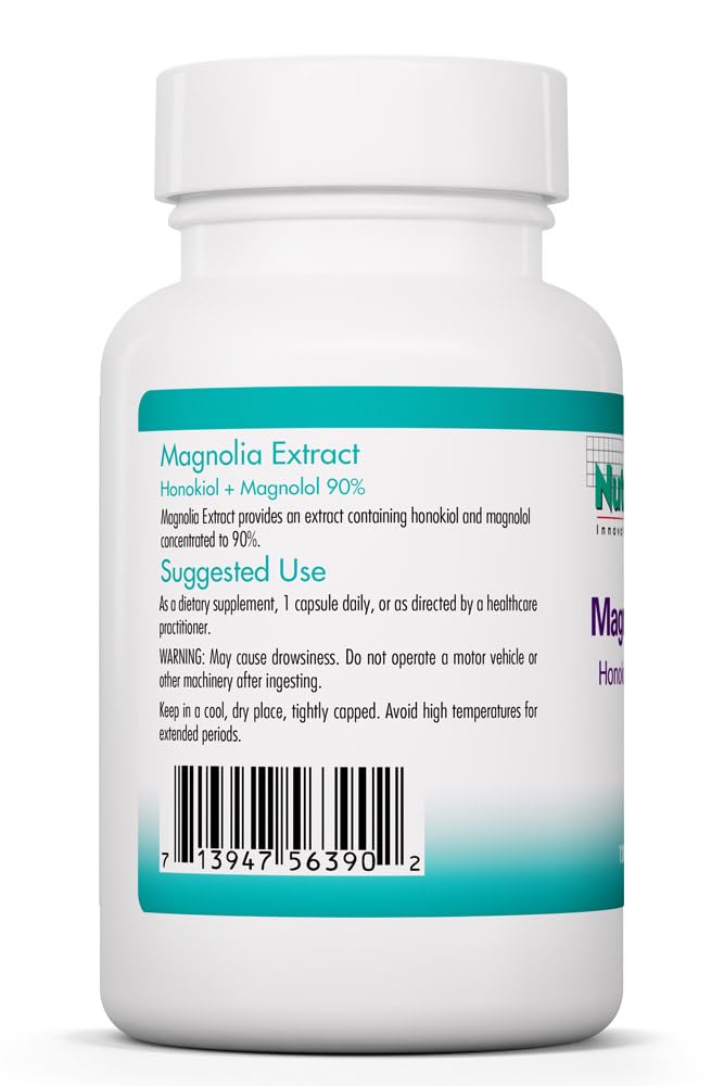 Allergy Research Group NutriCology Magnolia Extract - Honokiol & Magnolia Bark Extract - 120 Capsules