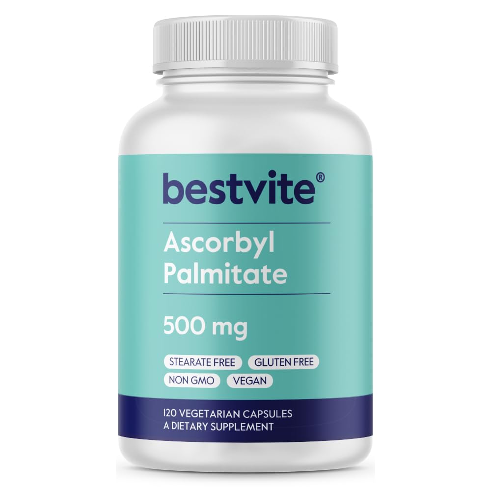 BESTVITE Ascorbyl Palmitate 500mg Capsule, 120 Capsules
