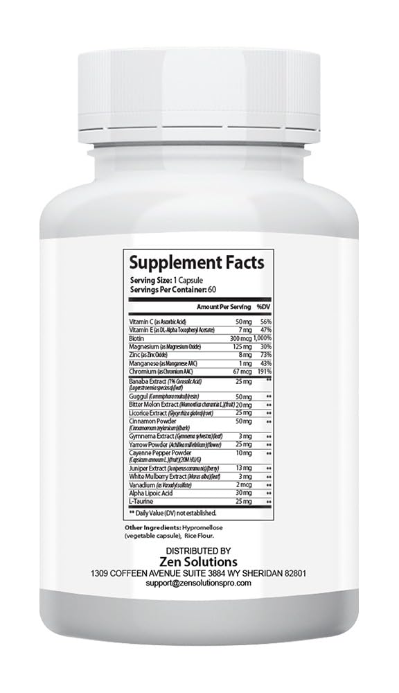 Nutradash Balance Blends Blood Balance Support Supplement Capsule 60 Count