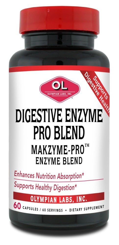 Olympian Labs Digestive Makzyme-Pro Enzymes, 60 Capsules
