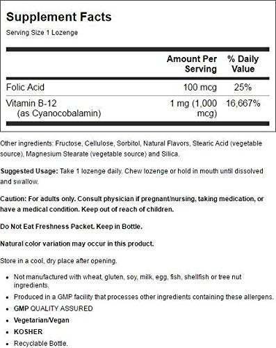 NOW B-12 1000mcg Capsules 250