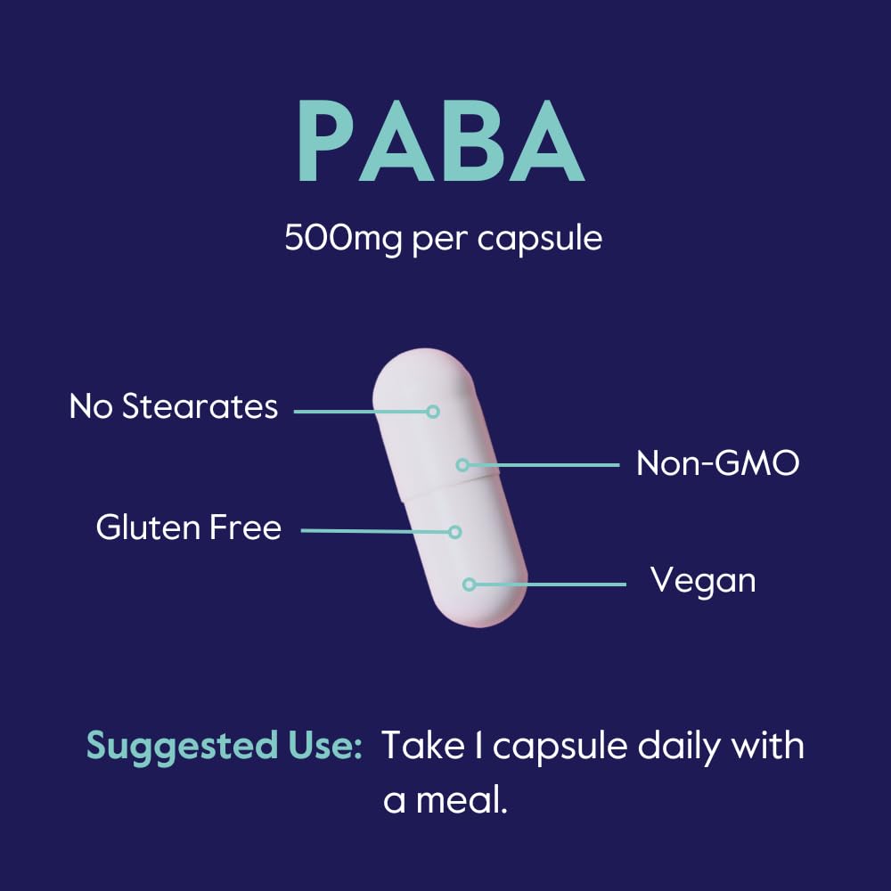 BESTVITE PABA 500mg Capsule, 120 Capsules