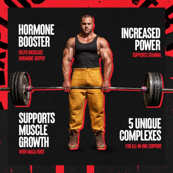 Animal Stak Complete Natural Hormone Booster Supplement with Tribulus Natural Testosterone Booster for Athletes Contains Estrogen Blockers 21 Capsules