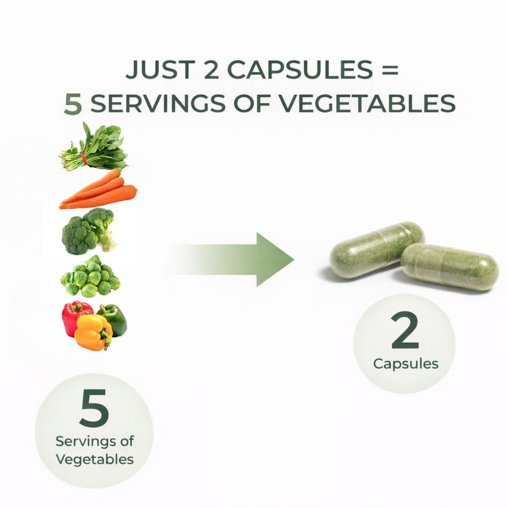 Consult Health Nature's Treasure Fruit & Veggie Superfood Supplement Capsules 120 Count