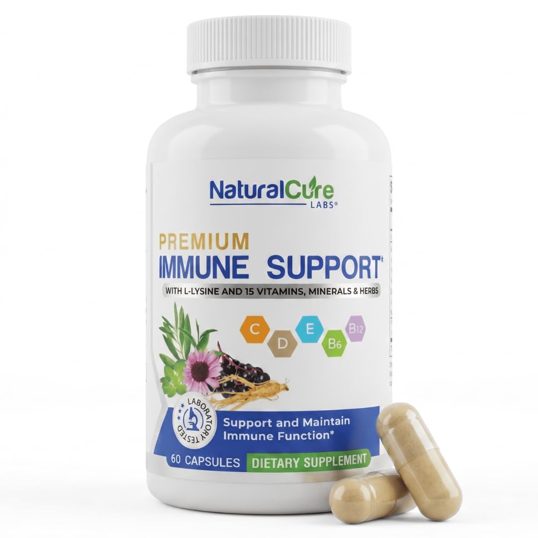 Natural Cure Labs Premium Immune Support Capsule 60 Count