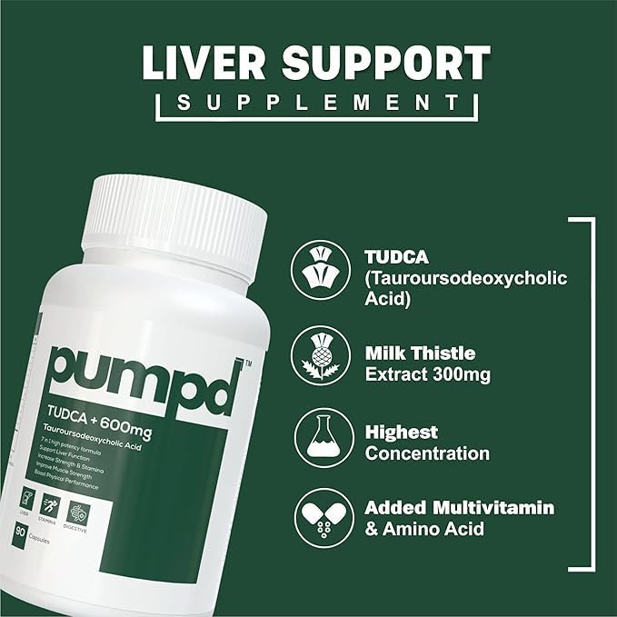 Generic Tudca 600mg Liver Detox Supplement 90 Capsules