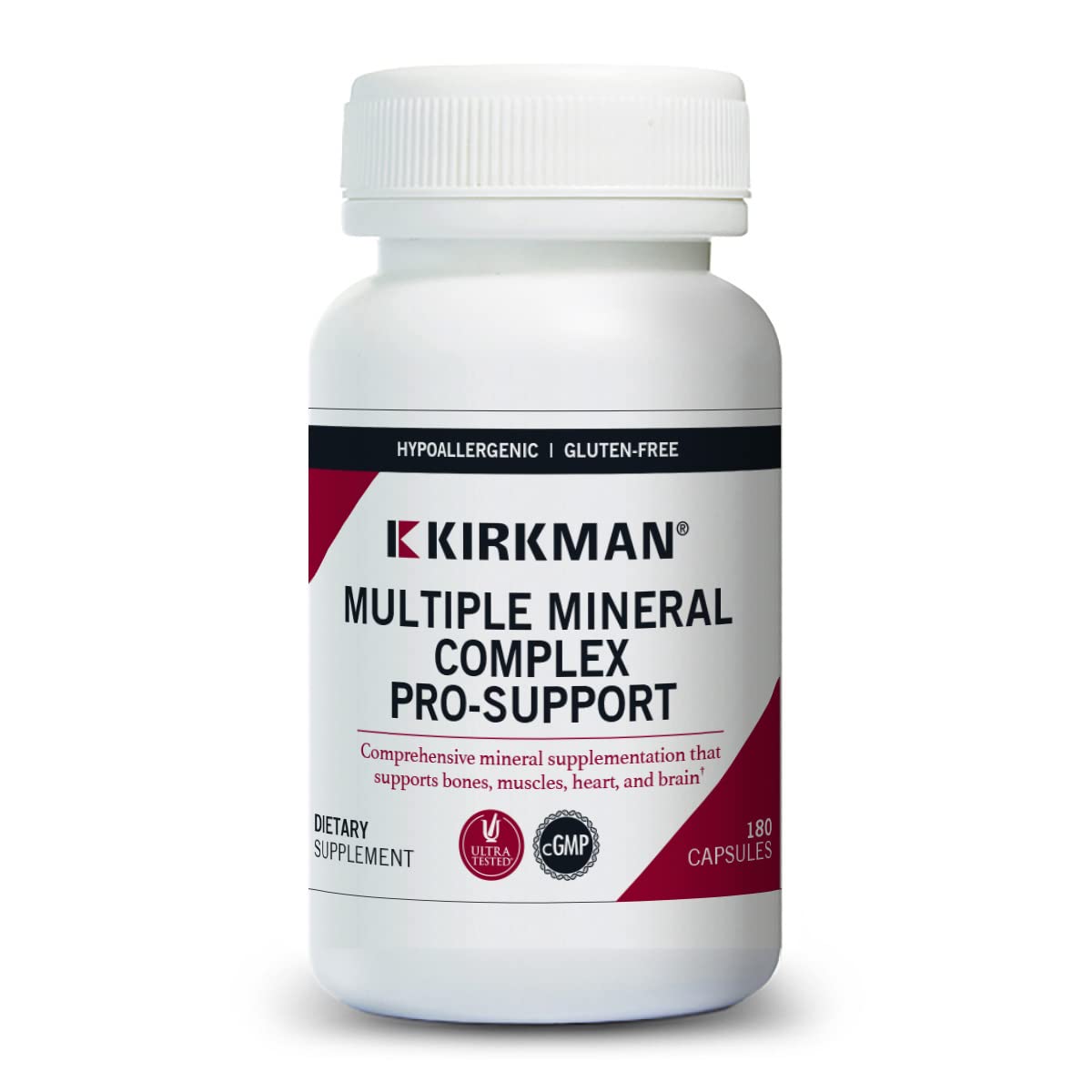Kirkman Multiple Mineral Complex Pro-Support - Hypoallergenic Capsules 180 Count