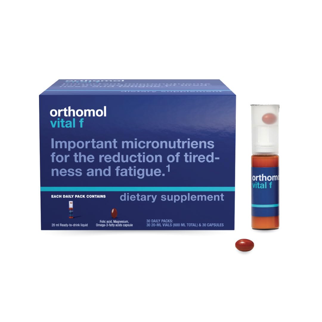 Orthomol Vital F Daily Multivitamin for Women, Capsules, 30 Capsules