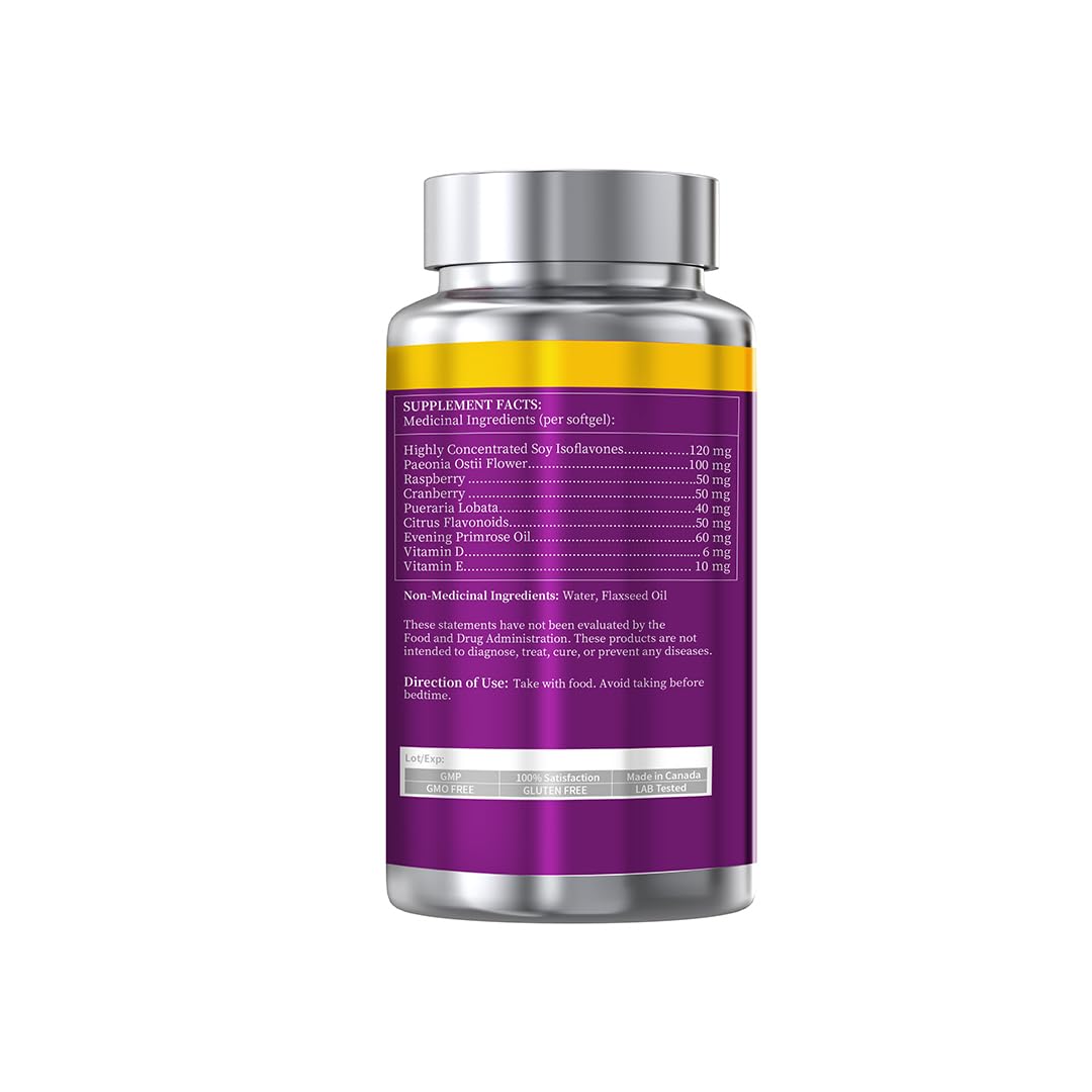 FOPIZ Soy Isoflavones Softgels 60-count