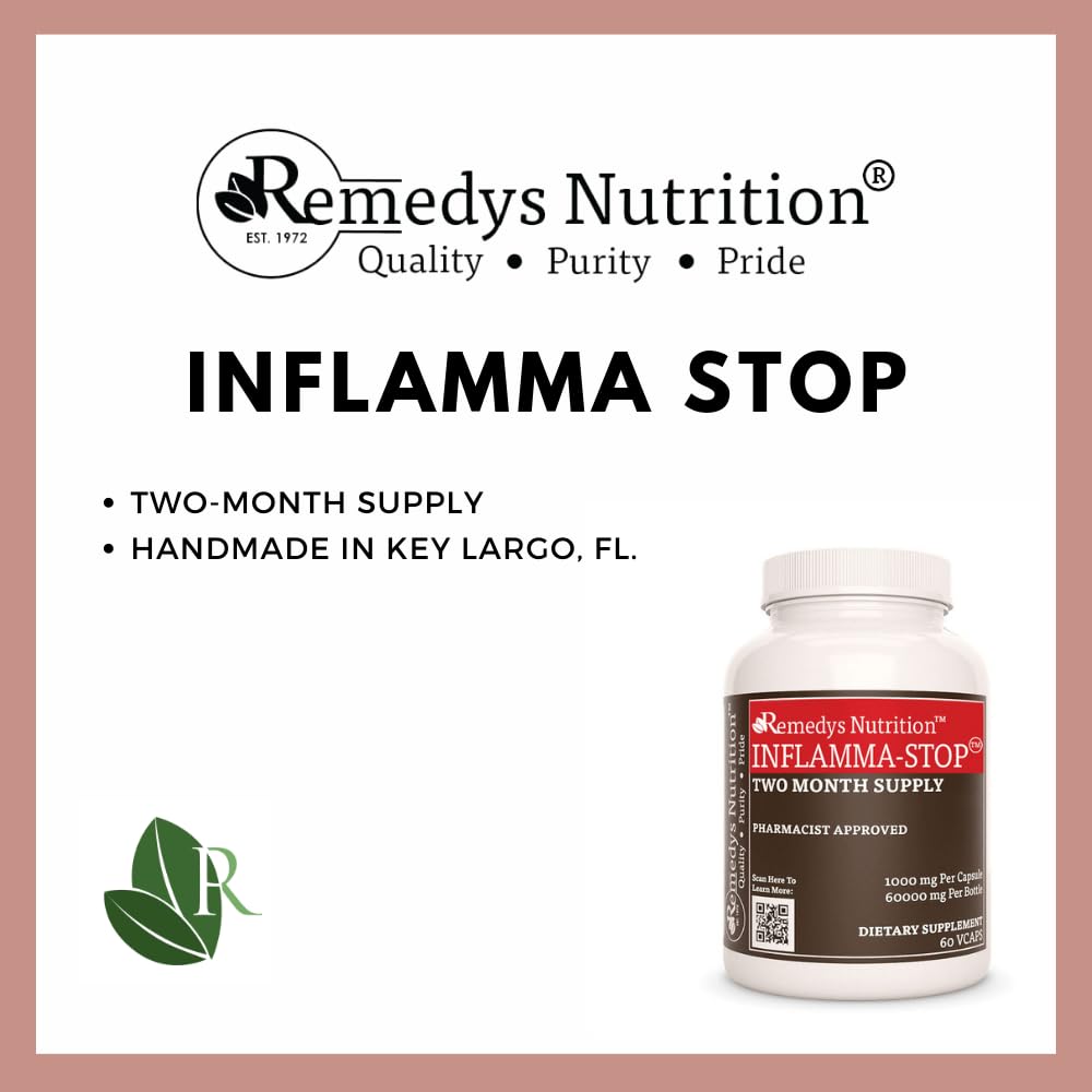 Remedy’s Nutrition Inflamma-Stop 60 Vegan Capsules
