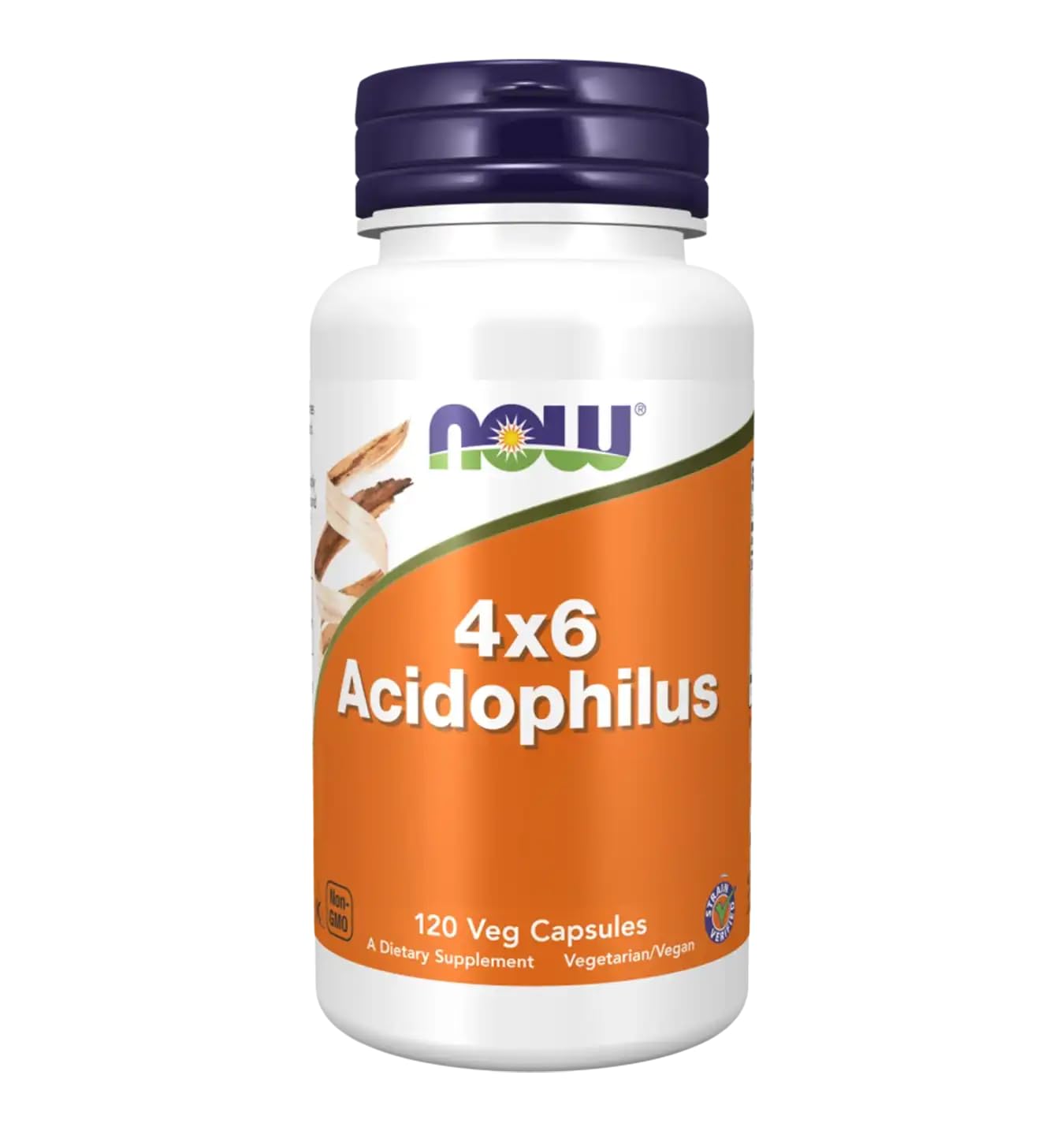NOW Foods Acidophilus Healthy Intestinal Flora Capsules 120