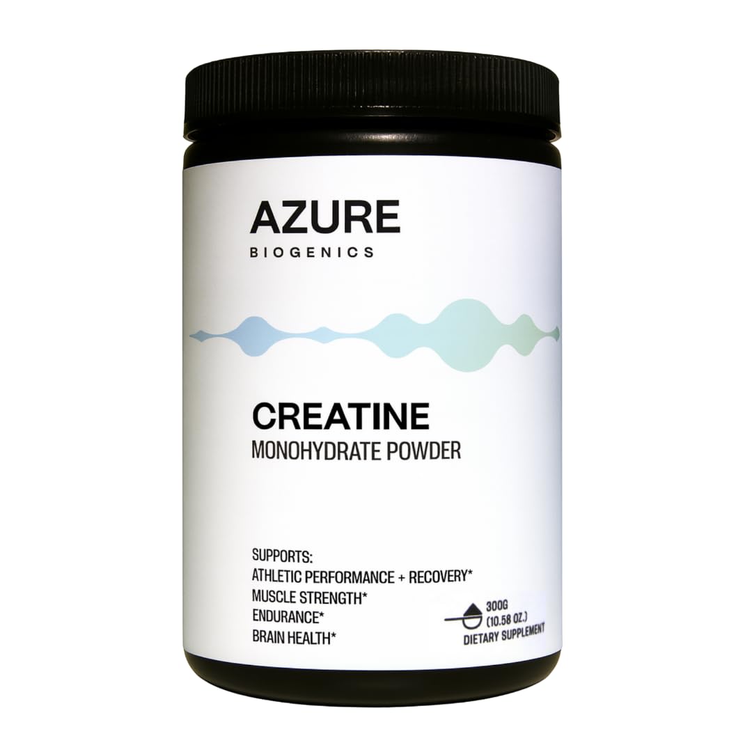 Azure Biogenics Micronized Creatine Monohydrate Powder 10.5 oz