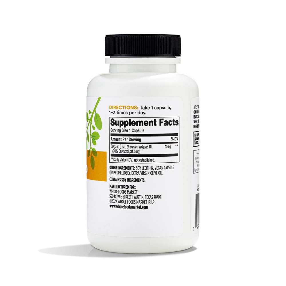 365 by Whole Foods Market Oil of Oregano Liquid Capsule 240