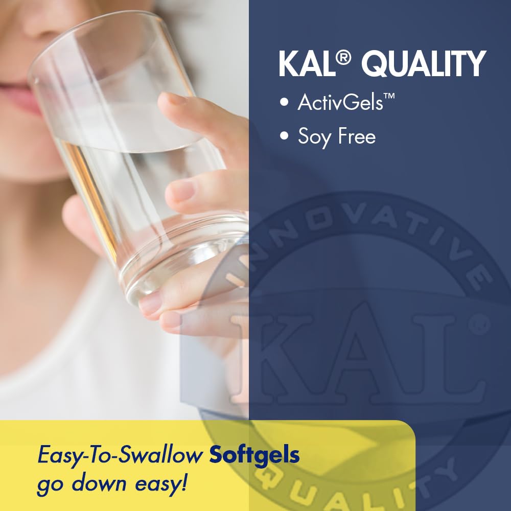 KAL Calcium Plus Softgels, 200 Count