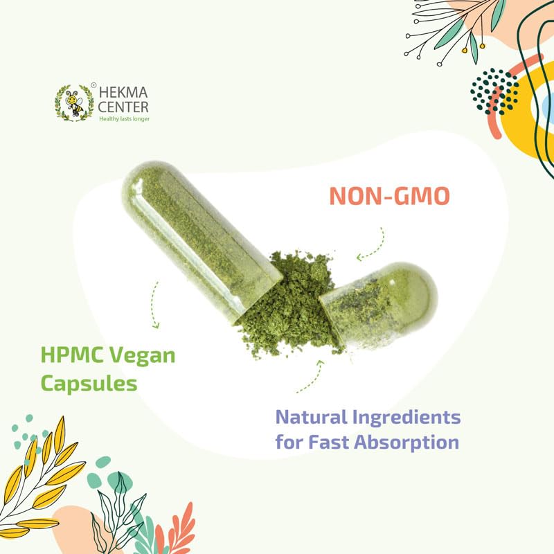 Hekma Center Moringa Oleifera Leaves Capsules 100
