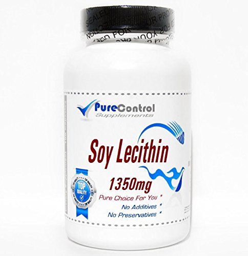 PureControl Supplements Soy Lecithin 1350mg Capsule, 100 Capsules
