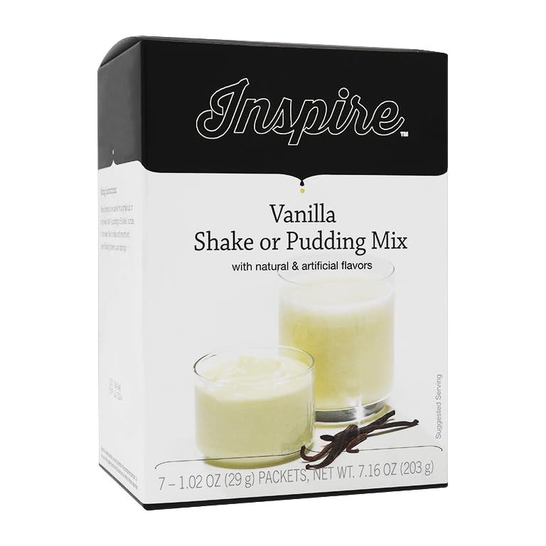Bariatric Eating Inspire 15g Protein Shake or Pudding Powder Vanilla 7.16 oz