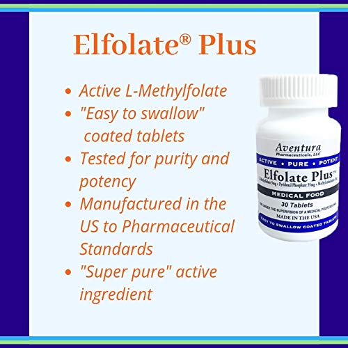 ELFOLATE Plus 3mg L-Methylfolate Tablet, 30 Tablets