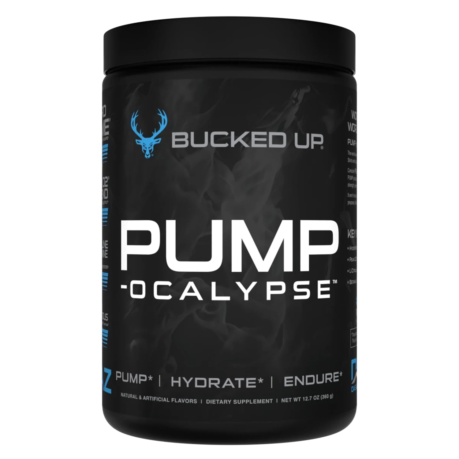 Bucked Up Pump-ocalypse Blue Raz Nitric Oxide Booster Powder 13.69 Ounce
