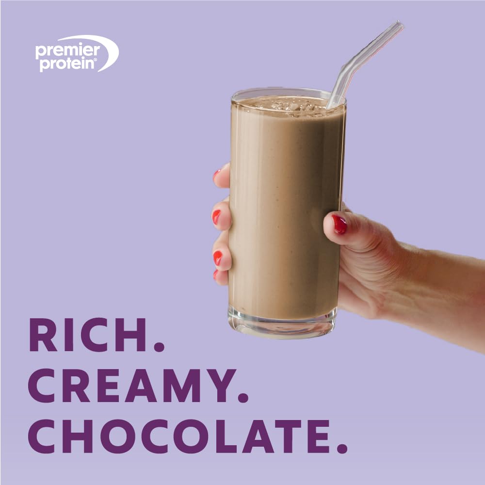Premier Protein Powder Plus Fiber, Chocolate, 26.4 oz