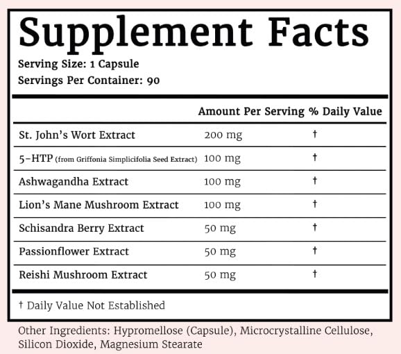 Happy Healthy Better The Breakup Support – Emotional Wellness & Stress Support Supplement 90 Capsules