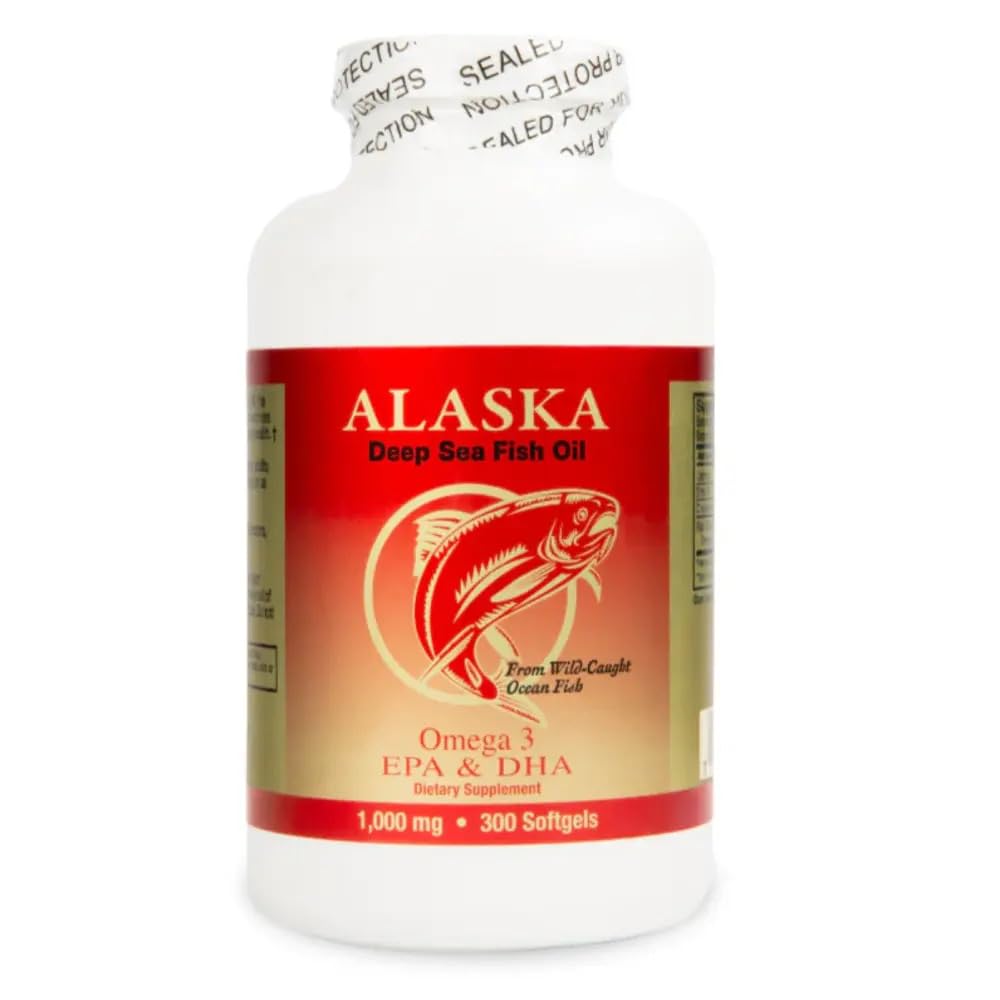 NCB NCB TECHNOLOGY Alaska Deep Sea Fish Oil Omega 3 EPA DHA 1000mg Softgels 300