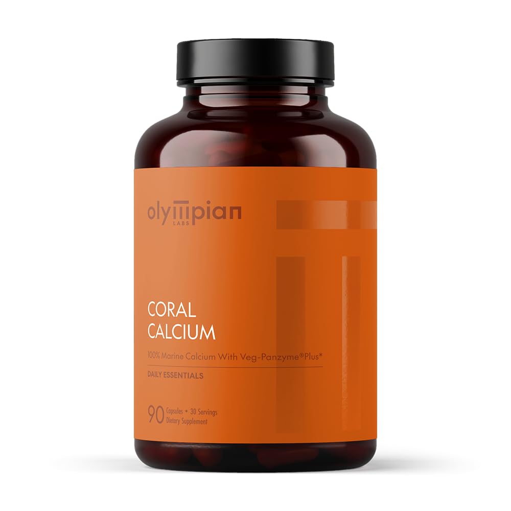 Olympian Labs Coral Calcium 1000mg Concentrate Capsules, 90 Capsules
