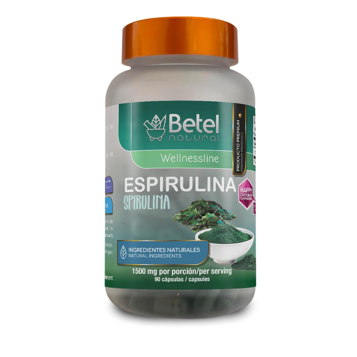 Betel Natural Spirulina 90 Capsules