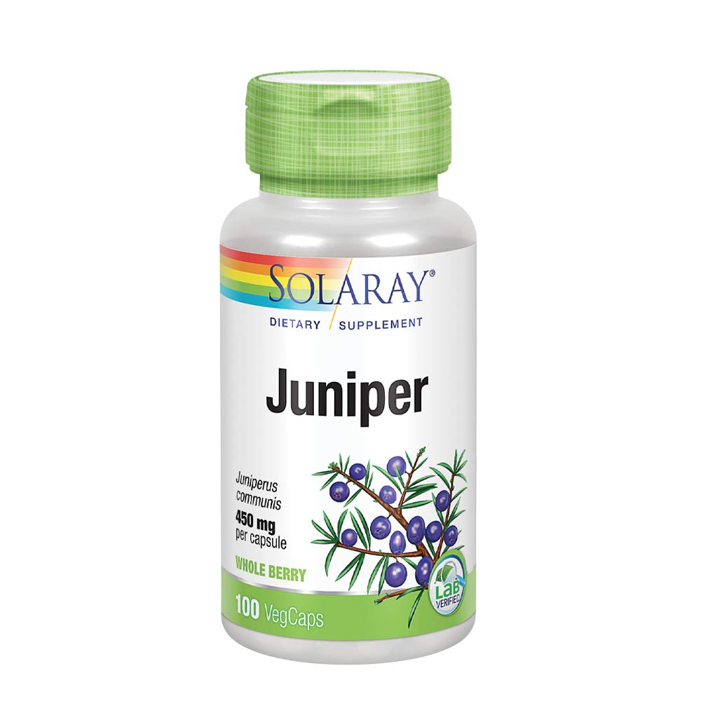 Solaray Juniper Berries 450 mg Capsules 200 Capsules