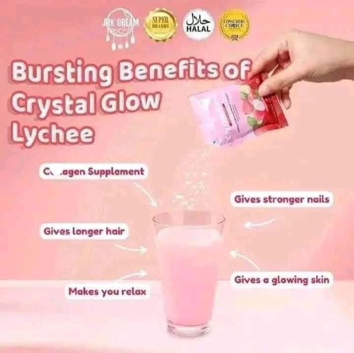 Generic Crystal Glow Lychee Drink Powder 7.4 Ounce