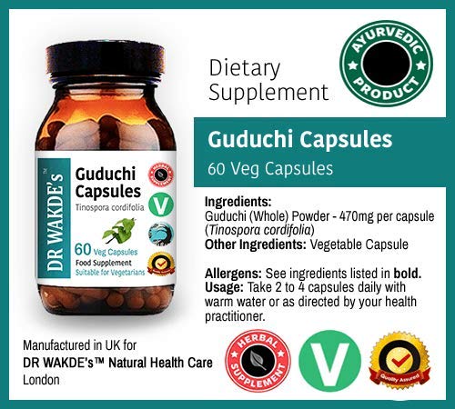 DR WAKDE's Guduchi Capsules, 1 Count