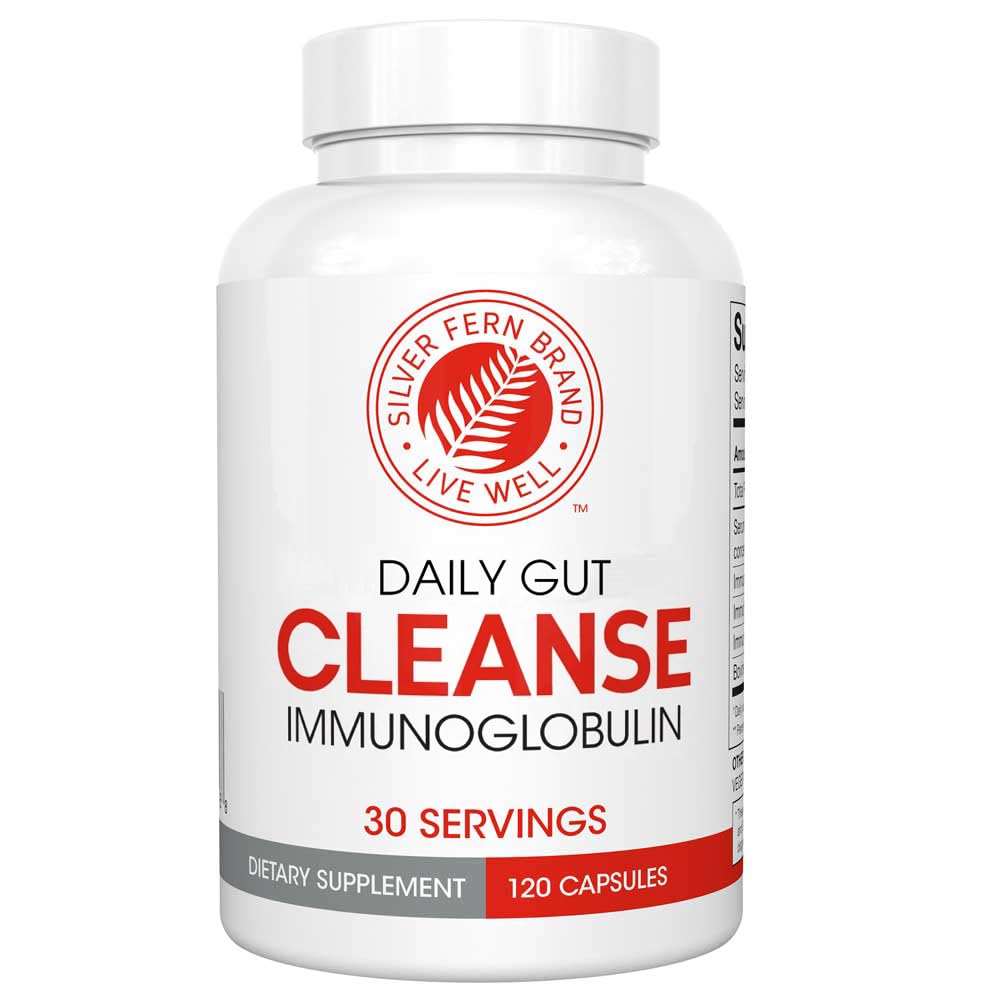 Silver Fern Cleanse Daily Gut Capsules and Powder, 120 Capsules