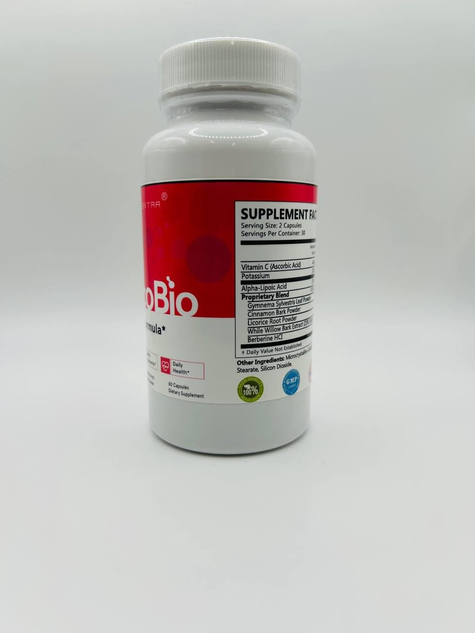 VIDAPLEXTRA Gluco Bio Capsules 120 Capsules