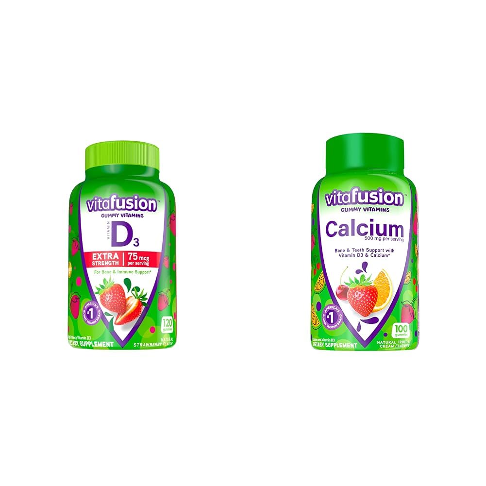 Vitafusion Vitamin D3 Gummies, Extra Strength, 100 Count