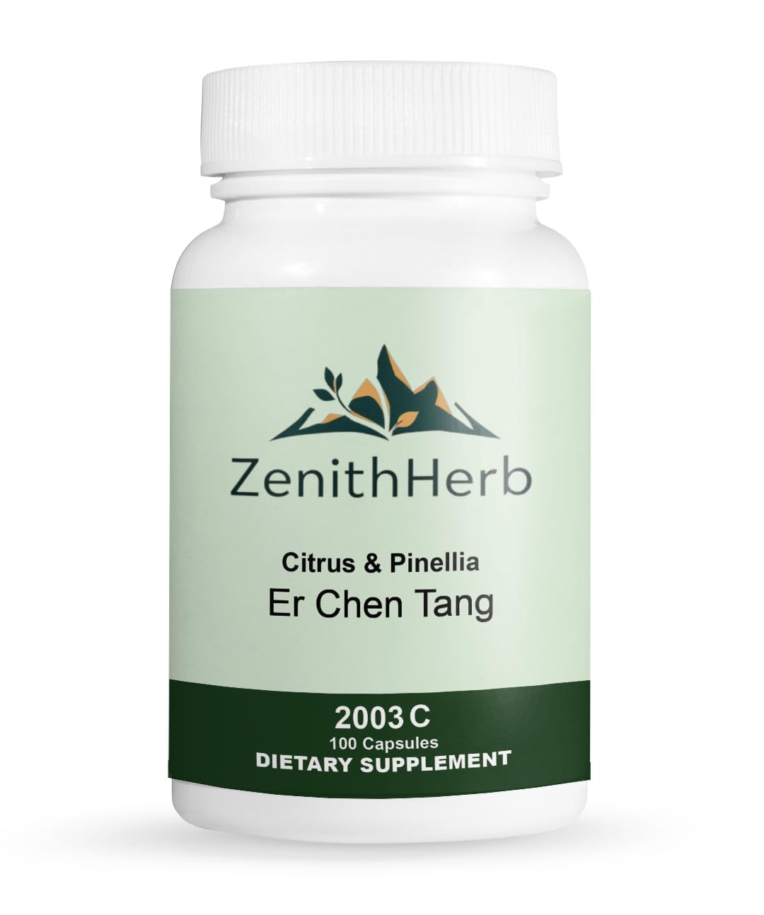 ZenithHerb Citrus & Pinellia/Er Chen Tang Capsules, 100 Capsules