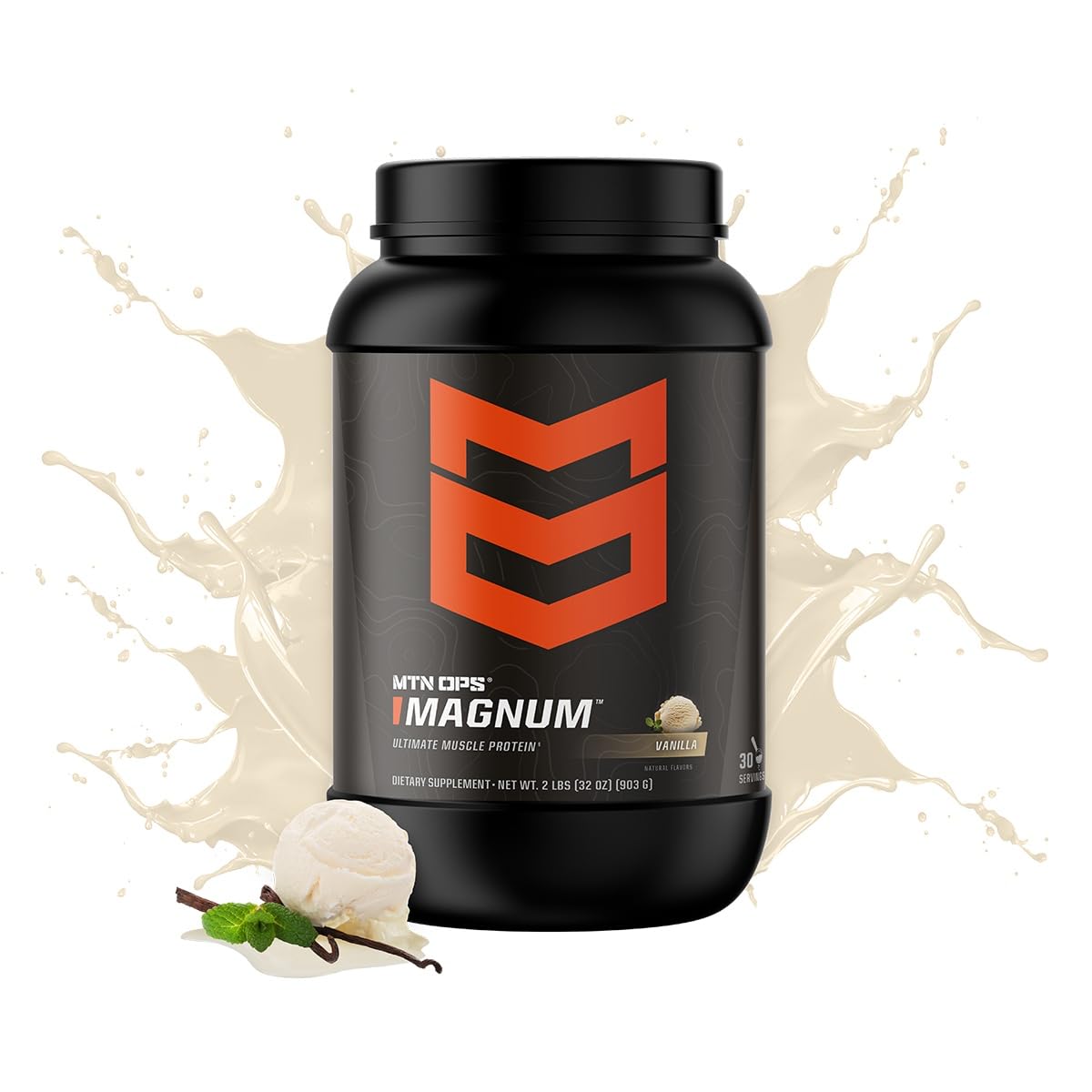 MTN OPS Magnum Protein Powder Vanilla 2.05 lb 30 Servings