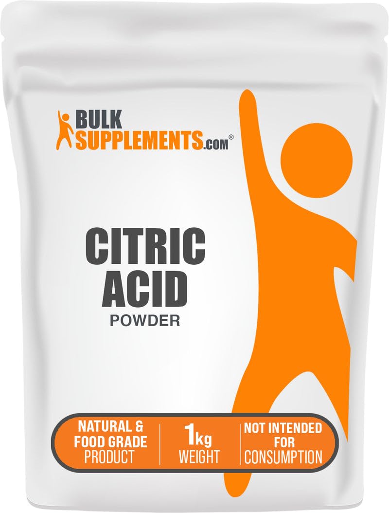 BulkSupplements Citric Acid Powder, 35.27 Ounce