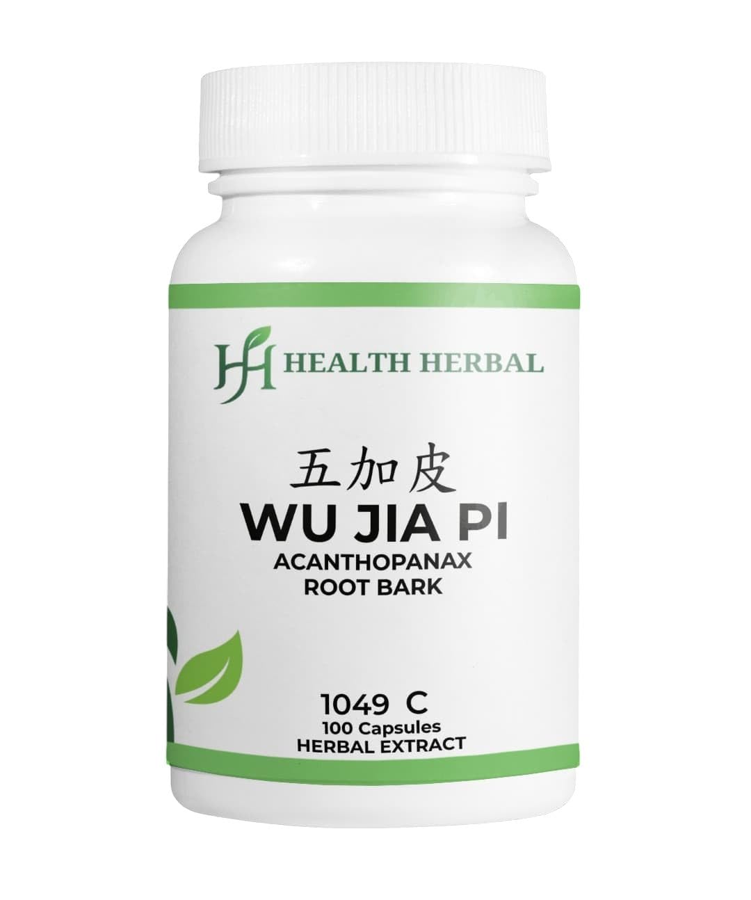 Health Herbal Wu Jia Pi/Acanthopanax Root Bark Capsules, 100 Capsules