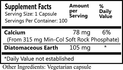 Daily Manufacturing K-Min™ (Soft Rock Phosphate & Diatomaceous Earth), 100 Capsules
