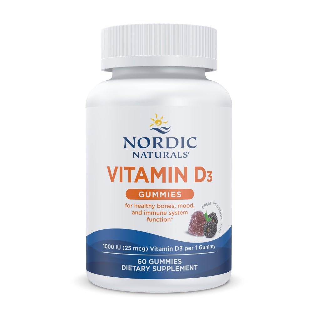 Nordic Naturals Vitamin D3 Gummies 60 Gummies