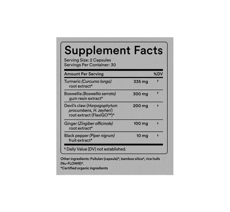Nature Generation USDA Organic Turmeric Curcumin with Black Pepper & Boswellia Extract Capsules, High Absorption, Joint Comfort & Mobility, 60 Capsules