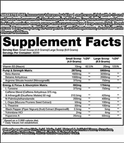 Dragon Pharma Venom Extreme Potency Pre-Workout Powder 6.91 oz