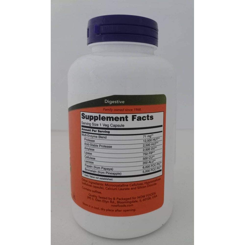 NOW Foods Plant Enzyme Capsule, 960 Capsules