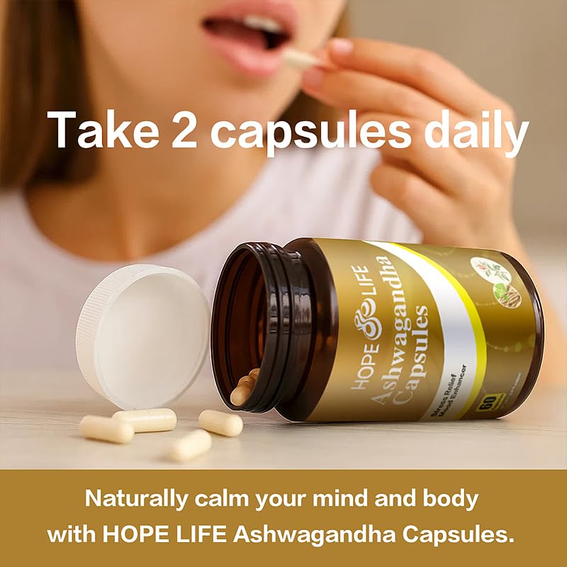 HOPE LIFE Herbal Mood & Sleep Support Capsule, 1 Count