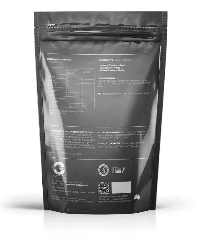 Pure Product Australia L-Taurine Powder 18