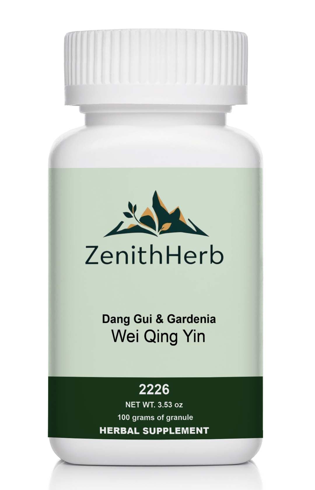 ZenithHerb Wen Qing Yin/Dang Gui & Gardenia Herbal Granule Powder 3.53 oz